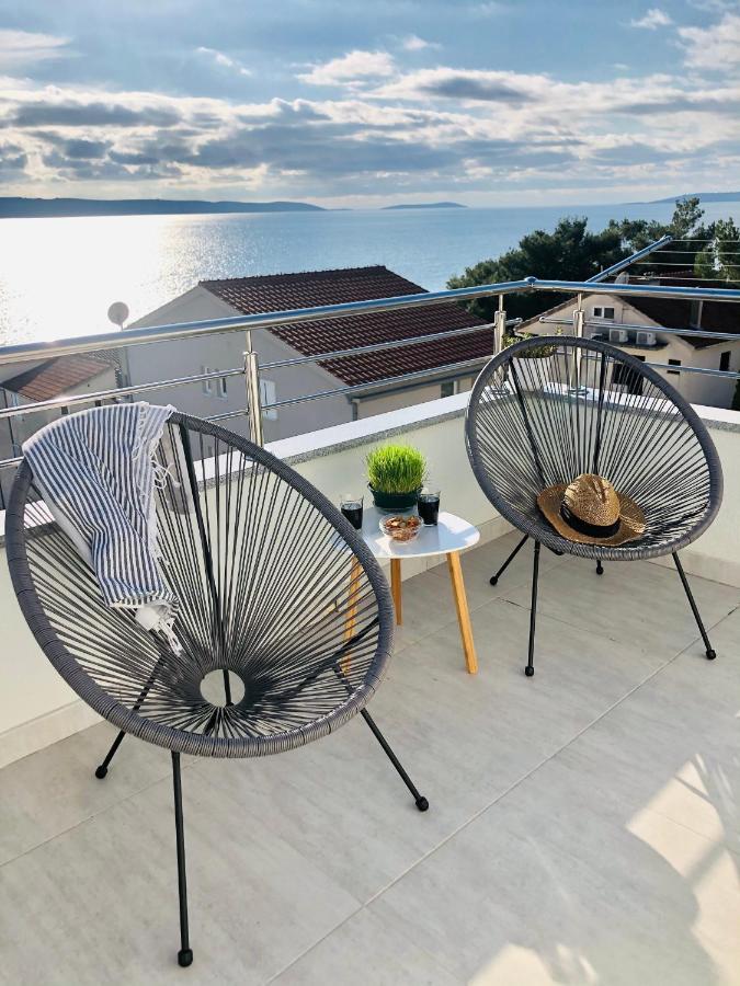 Villa Dani Sea & Pool Apartments Trogir Bagian luar foto